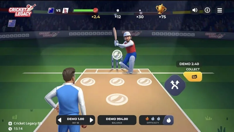 Cricket Legacy BB mänguekraan